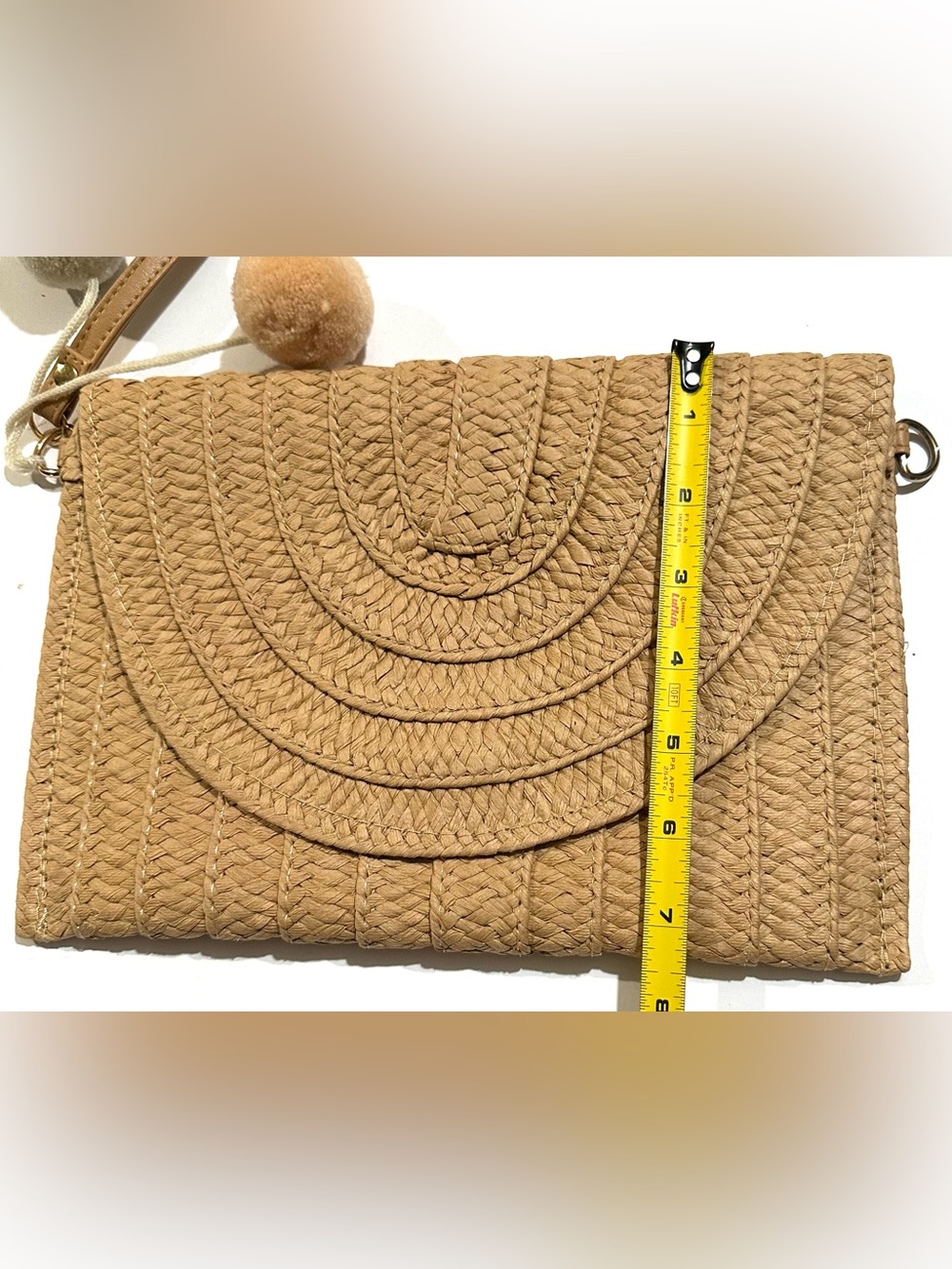 NEW, Women Straw Shoulder Bag Woven Beach Purse Summer Crossbody Clutch - Picture 12 of 15